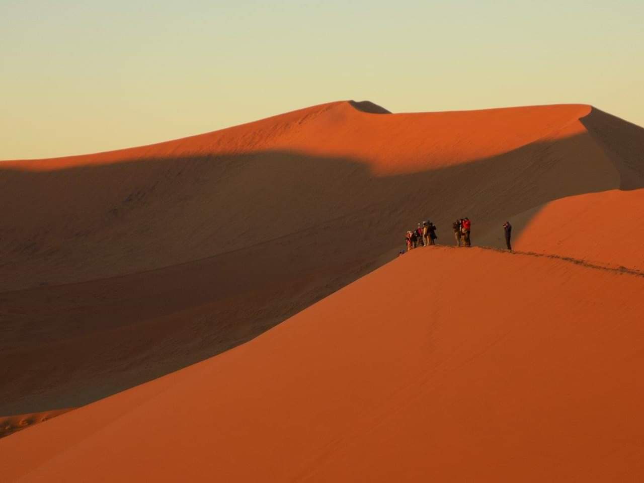 The fiery red dunes of Sossusvlei